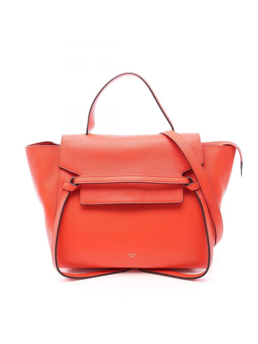 Celine Belt Bag Mini 2-Way Orange Leather